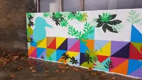 Ponders End Park Art Wall