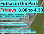 Futsal in the Park poster