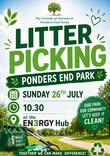 Litter Picking July 2026 poster