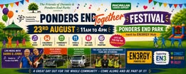 Ponders End Together Festival 2026 poster